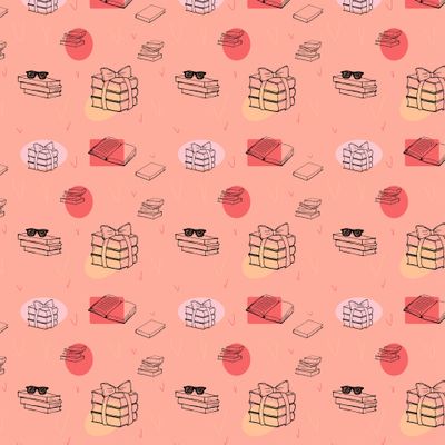 Книги,стопка книг на розовом фоне