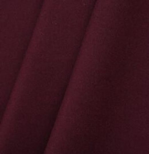 Пальтовое сукно 368-500 гр/м2, 50% шерсть, 50% п/э, 150 см, бордовый