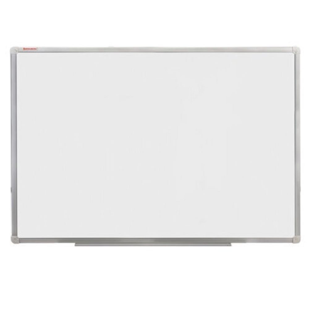 Доска магнитно-маркерная 60*90, Brauberg, алюминиевая рамка, с полочкой