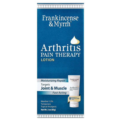 Frankincense & Myrrh, Лосьон для лечения боли при артрите, 85 г (3 унции)