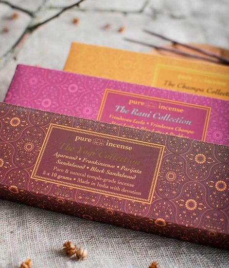 Набор благовоний De Luxe The Rani Collection, Pure in