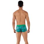 Мужские трусы хипсы изумрудные с принтом Clever ASPIRATIONS LATIN BOXER 078910