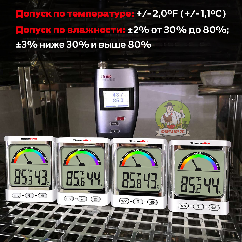 Термометр-гигрометр ThermoPro TP-52