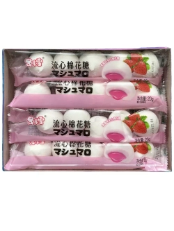 Маршмеллоу с клубничной начинкой 20г * 12шт