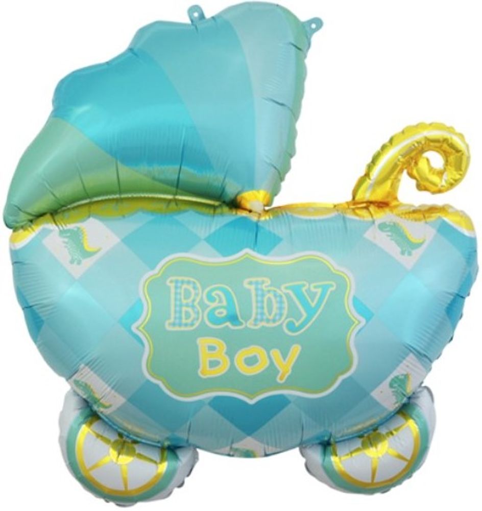 Фигура Коляска мальчик 36" К