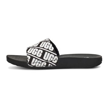 Ugg Beach Slide 'Black White'