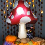 Шар (14''/36 см) Мини-фигура, Котенок, Черный, 1 шт.