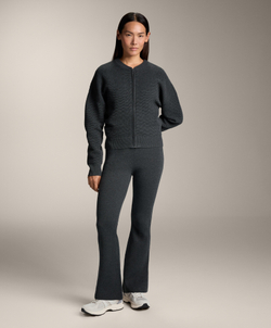 Oysho Куртка из рельефной ткани на молнии, темно-серый