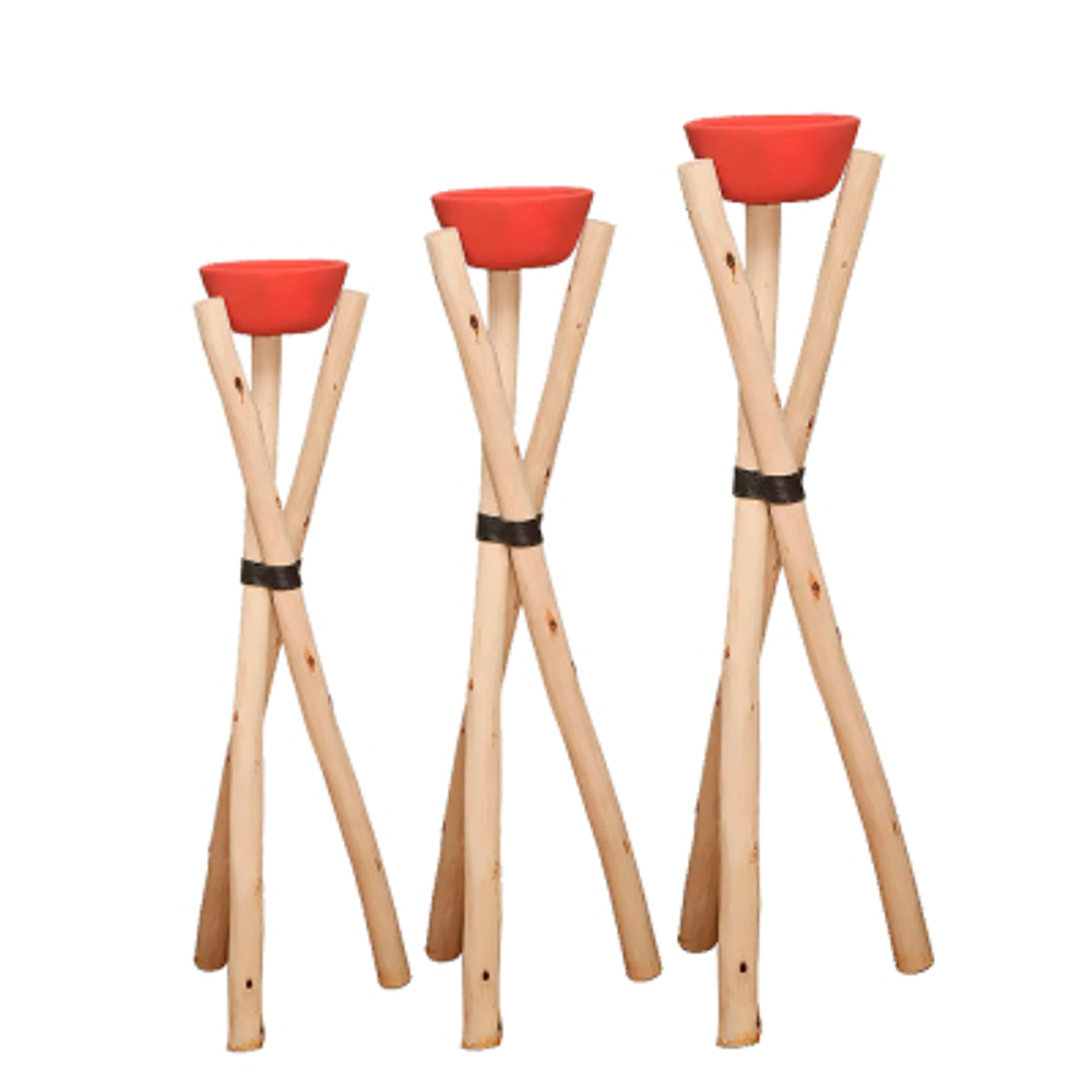 Аромасвеча Nour Bougie Terra Citronelle anti-moustique керамика 11 кг 140 см бамбук