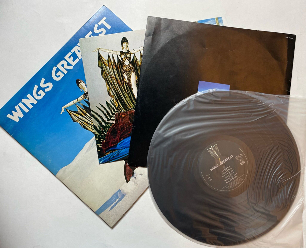 Винтажная виниловая пластинка LP Wings Greatest (Japan 1978) (No Obi) (Poster)