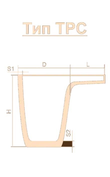Тигель TPC 30 T1 Lн=170