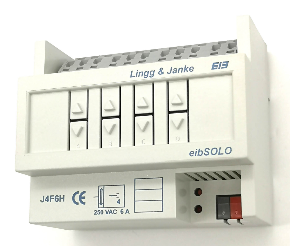 Модуль управления жалюзи LINGG-JANKE J4F6H (89400)  4x канальный Standart, 6А / 250В~