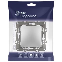 Переключатель перекрестный ЭРА Elegance 14-1108-03 10АХ-250В, IP20, алюминий