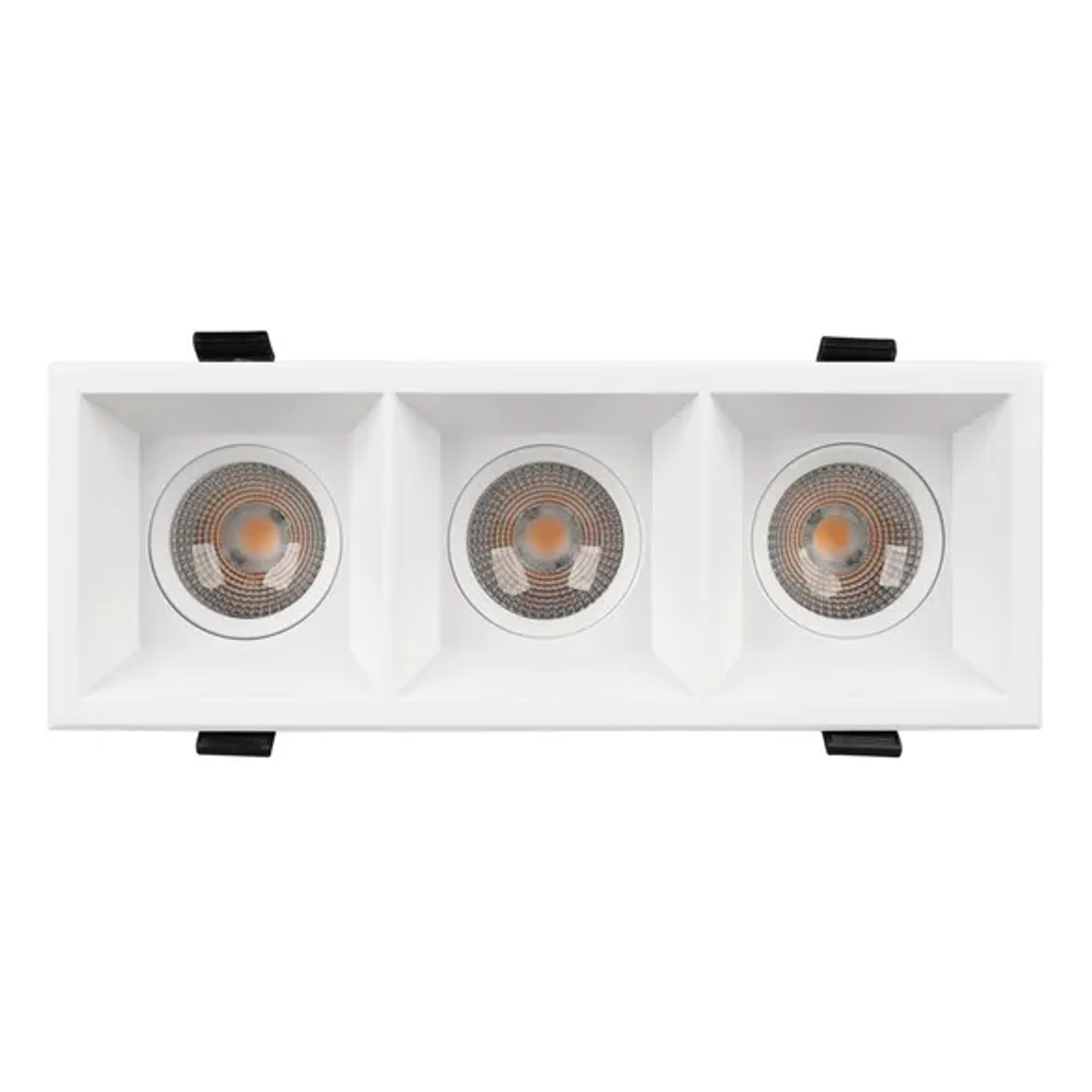 Светильник MS-FLOW-BUILT-S230x85-3x12W Warm3000 (WH, 38 deg, 230V) (Arlight, IP20 Металл, 5 лет) 055922