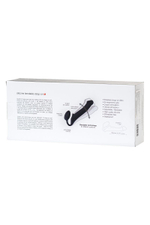 Черный безремневой страпон Silicone Bendable Strap-On - size M (Цвет: черный)