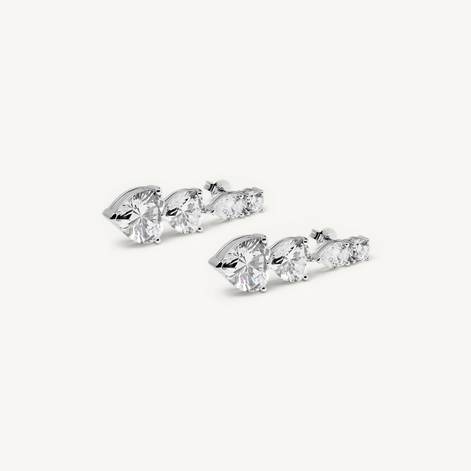 Серьги Heart Fall Earrings