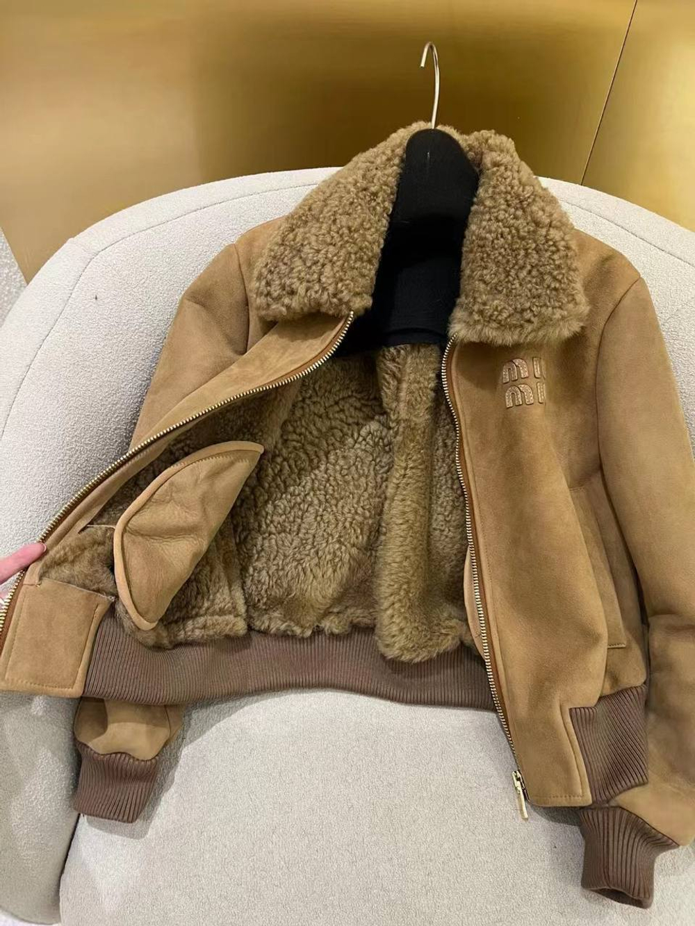 Дубленка MIU MIU