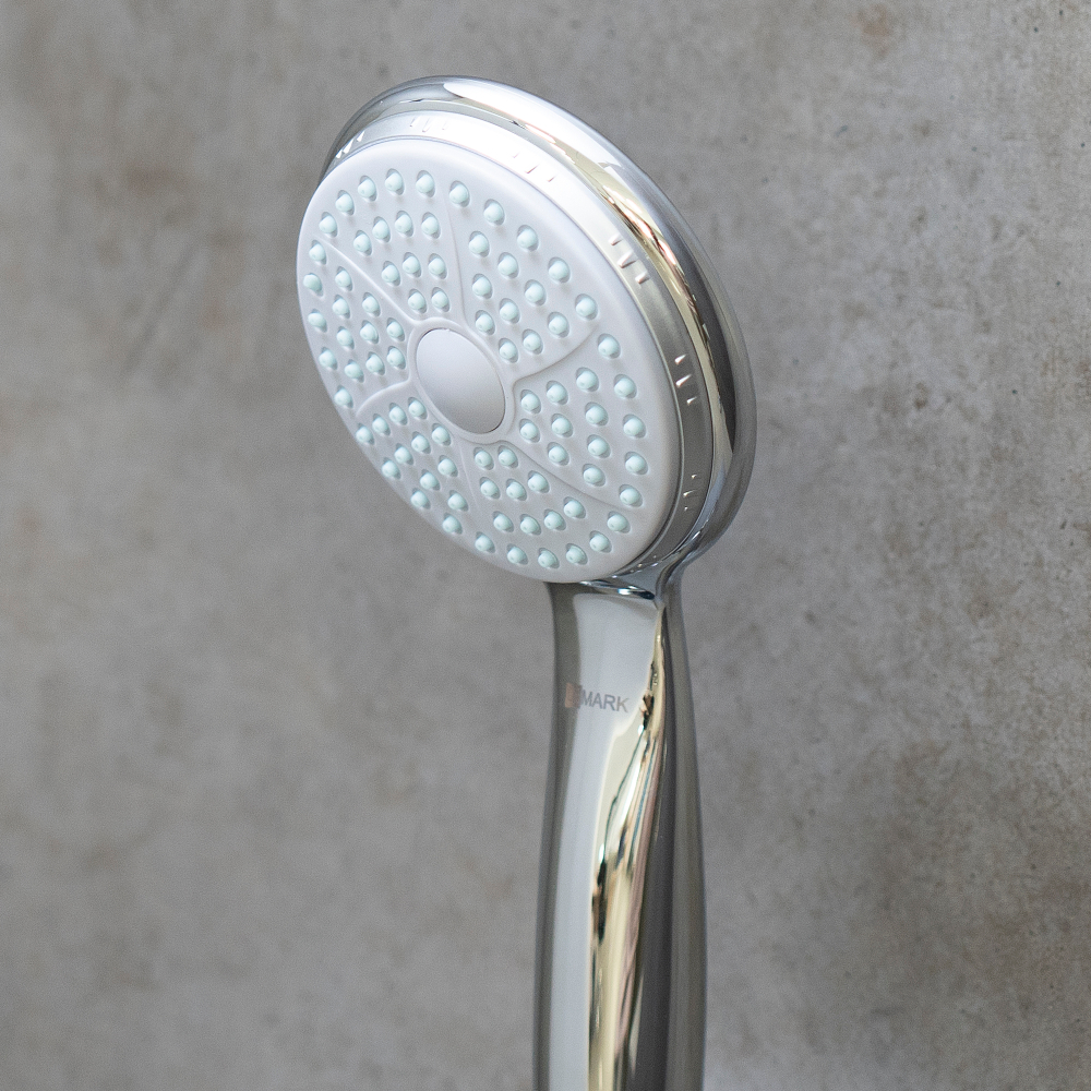 Смеситель универсальный Lemark Point LM0351C с плоским изливом 30 см, керамический дивертор