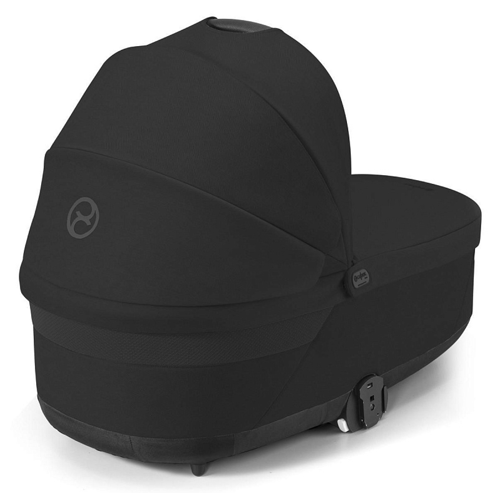 Детская коляска Cybex Balios S Lux BLK Aton B2 i-Size 3 в 1 Moon Black с дождевиком/Volcano Black