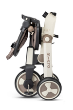 Трехколесный велосипед Micro с родительской ручкой, бежевый