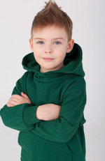 Джемпер д/мальчика р.110 M1029FN-3/6 т.зеленый (Такро)