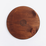 Деревянная тарелка с секциями (менажница) из кедра для подачи блюд и закусок 250 мм