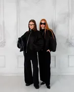 Бомбер Denis Detalov Crop черный