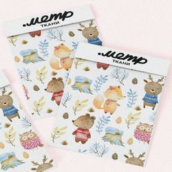 Ткань бязь нежный, модный и свежий принт