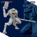 Adeptus Mechanicus Sicarian Сикарий №6 с мечом и пистолетом миниатюра для dnd, днд, pathfinder, фентези, Настольная игра, НРИ, Варгейм, РПГ