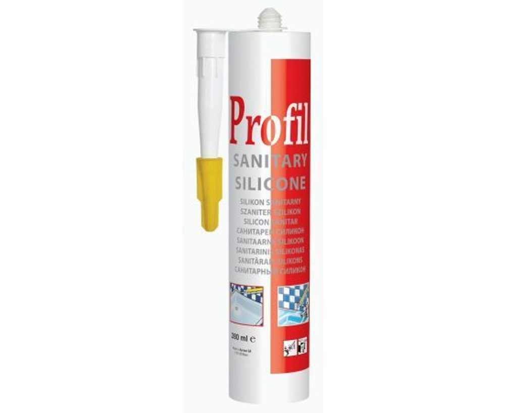 Герметик силиконовый белый Profil 270мл