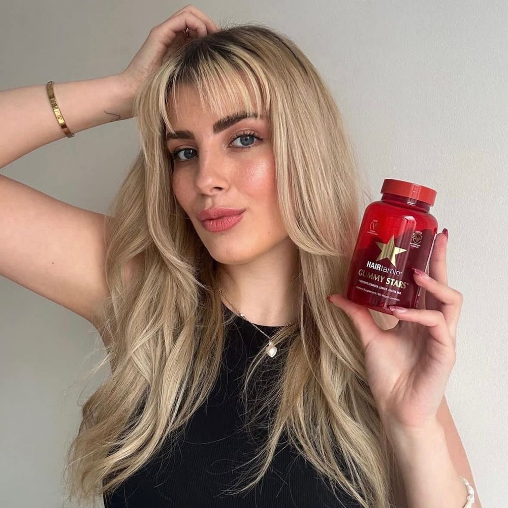 HAIRtamin, Gummy Stars ™, смесь суперфруктов, 60 веганских жевательных мармеладок