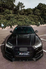 Карбоновая губа для AUDI S6 & A6 S-LINE & A6 AVANT 2016-2018 C7.5 Ауди обвес