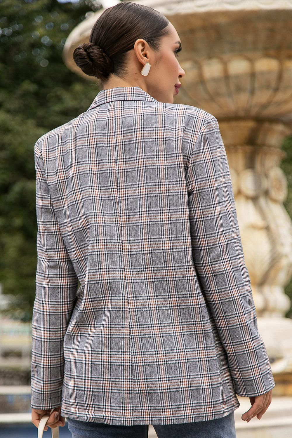 Жакет Нэри (корица/клетка) Б14110-33М LT Collection