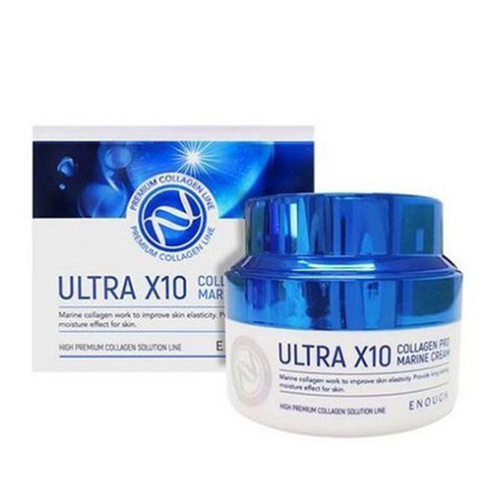 Крем для лица с коллагеном увлажняющий ENOUGH Ultra X10 Collagen Pro Marine Cream 50 мл