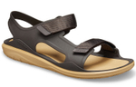 Crocs Swiftwater Lightweight and Comfortable Sports Sandals Dark Coffee