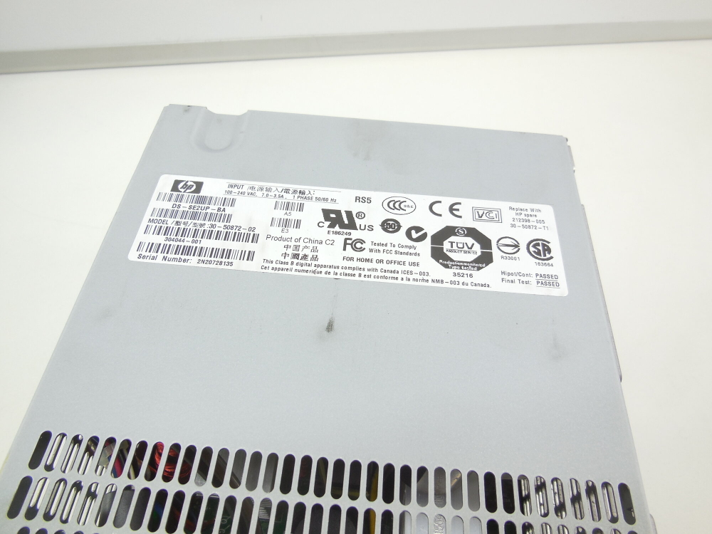 Блок питания для дисковой полки HP DS-SE2UP-BA (30-50872-02) HP Spare: 212398-005, 30-50872-T1, 304044-001 StorageWorks AD542A AD542B AD542C 4354 M521