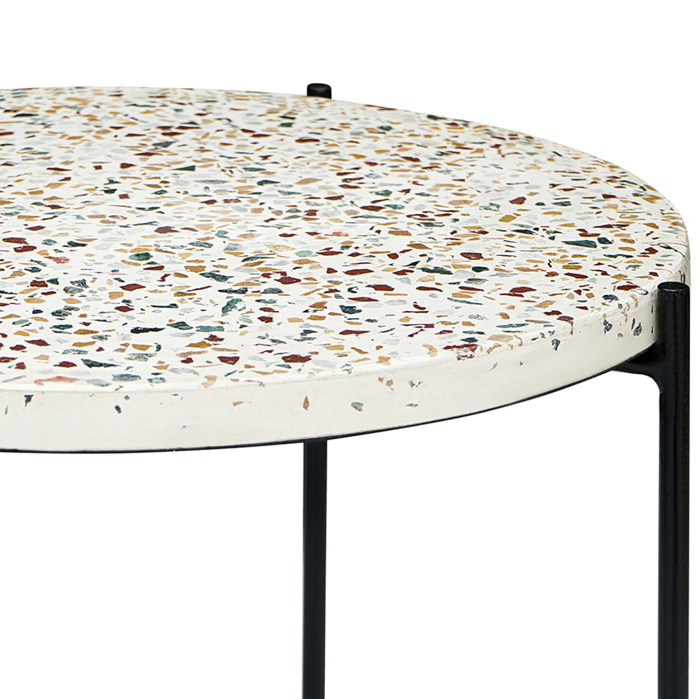 Столик кофейный josen terrazzo, D43 см