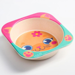 4933950 Набор бамбуковой посуды «ТРЕНД. Которусалка»: тарелка, миска, стакан, вилка, ложка