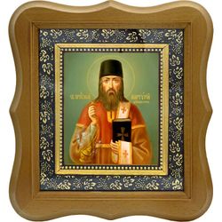 Мартирий Печерский, преподобный диакон. Икона на холсте.