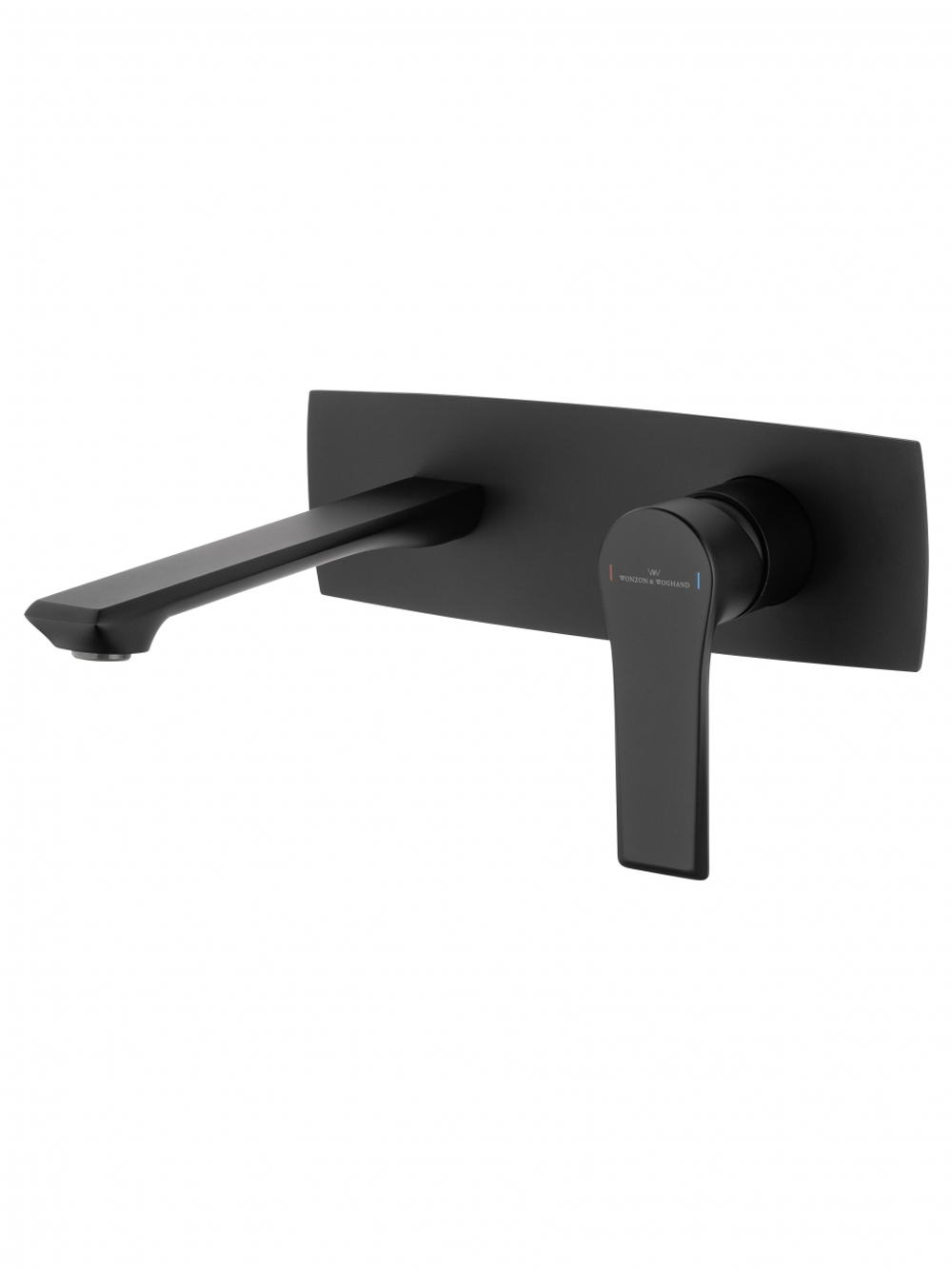 Смеситель для раковины встраиваемый WONZON & WOGHAND BRILLIANT, Черный матовый (WW-88869079-MB)