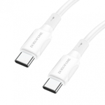 Кабель TypeC - TypeC BOROFONE BX83 60W Silicone (черный) 1м