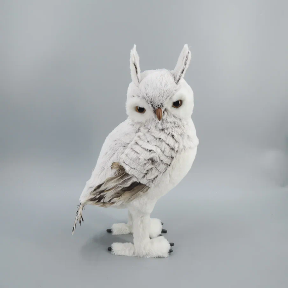 Декоративная фигура Полярная Сова 23*18*42 см., серый, пенопласт, Christmas DeLuxe (14307)