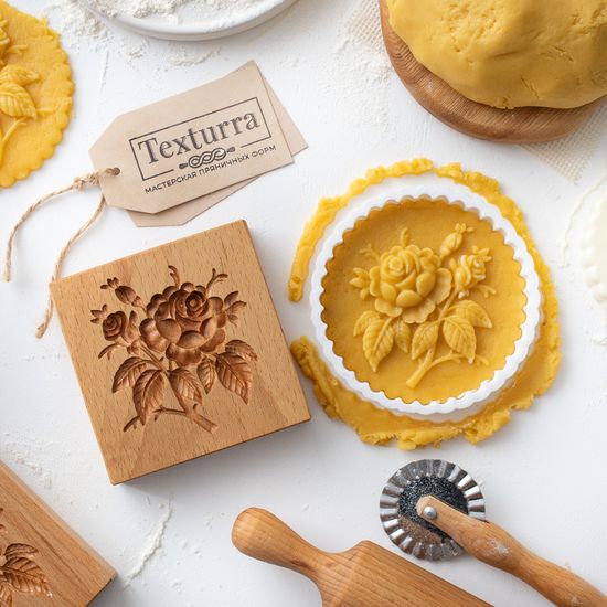 Набор прованская сентифолия (штамп + вырубка)