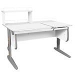 Растущая парта Дэми СУТ 25 с задними полками СУТ.15.210 и СУТ.15.240 (1200×880 мм)