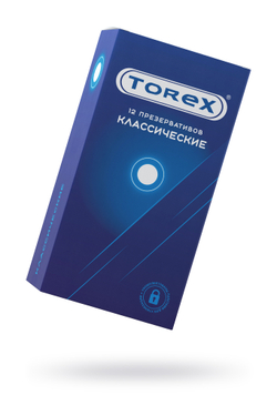 Презервативы классические TOREX латекс, №12, 19 см