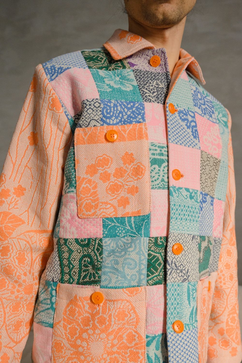 Купить Куртка Soeurs с Оранжевыми Пуговицами/Orange Buttons Jacket оранжевая Куртка Soeurs с Оранжевыми Пуговицами/Orange Buttons Jacket оранжевая