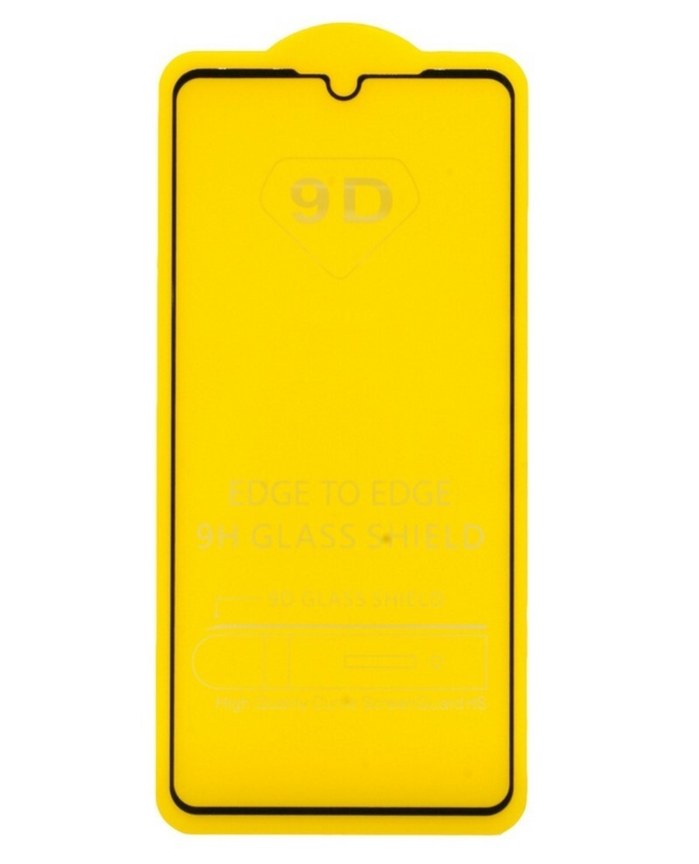 Защитное стекло Huawei P30 (черный) 9D тех.упаковка