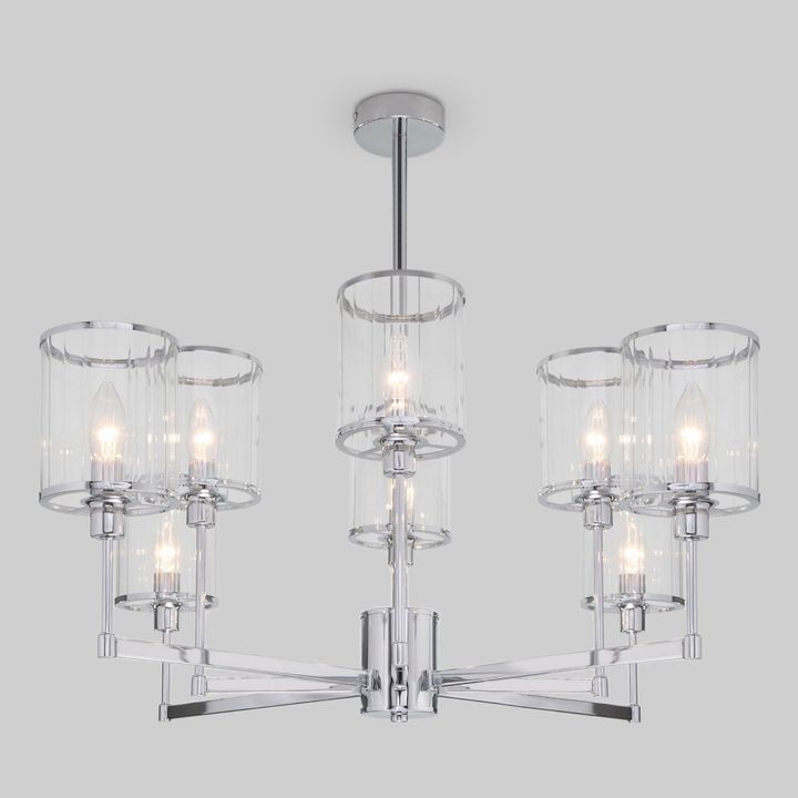 Потолочная люстра Eurosvet 60144/8 хром