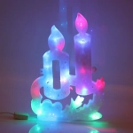 Фигура светодиодная 30 см,»Свечи» мультицвет