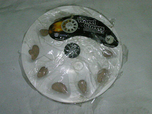 Колпак колеса R16 Меркурий задн. белый 2шт (в мешке 10 упак) (JESTIC)